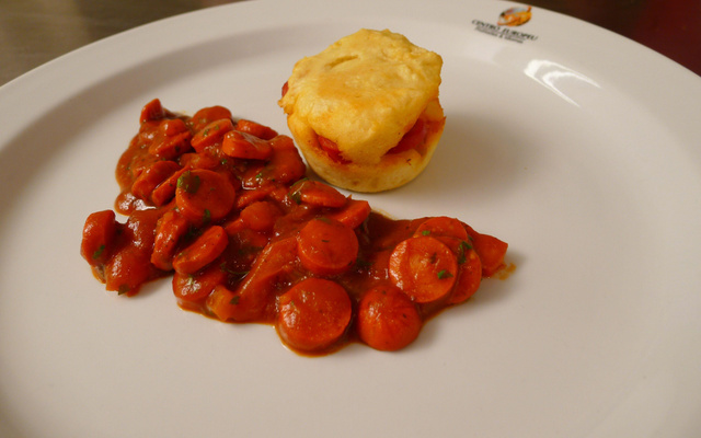 Cachorro quente ao forno