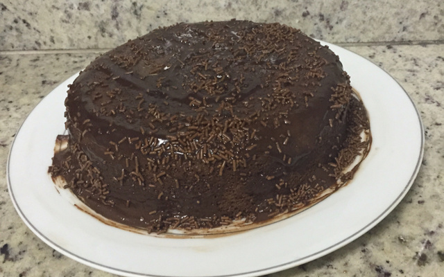 Bolo de chocolate fit