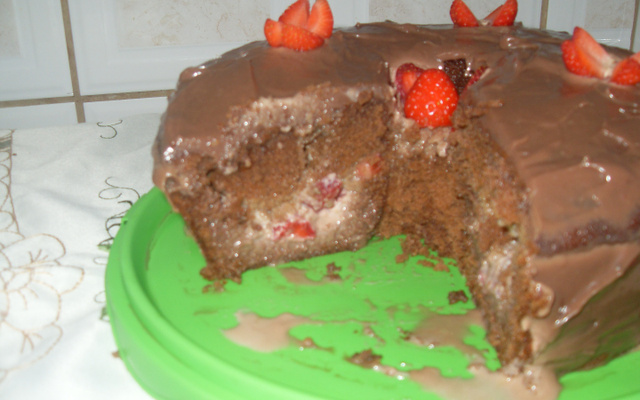 Bolo cavado guloseima