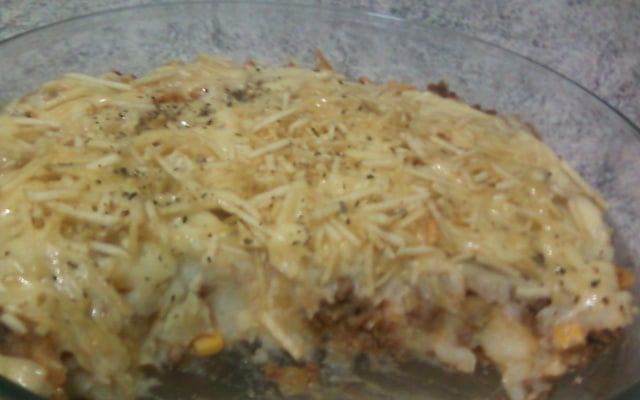 Escondidinho de carne moída especial