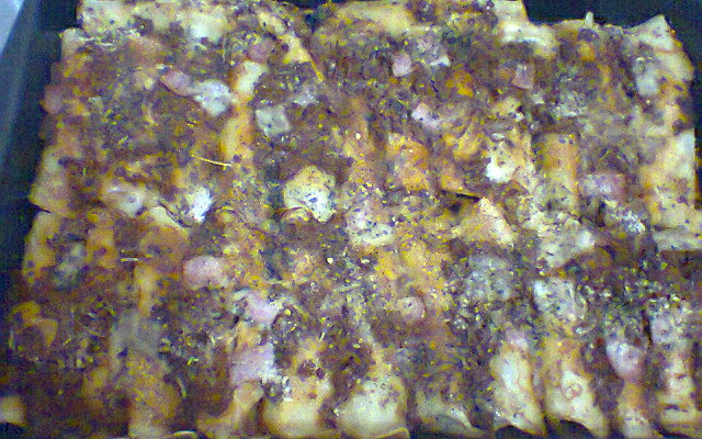 Panqueca especial de carne moída