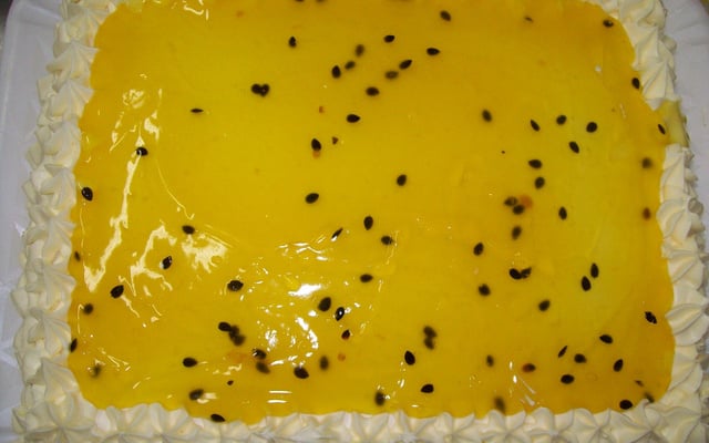 Bolo Mousse de Maracujá