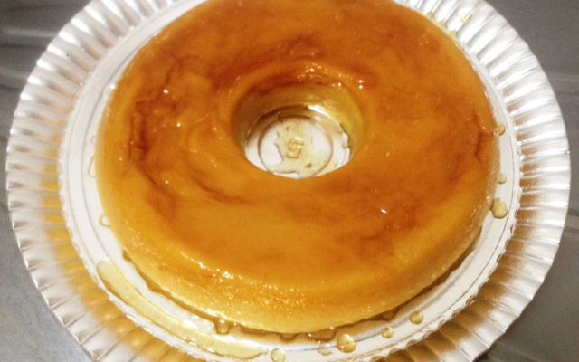 Pudim de pão de micro-ondas fácil