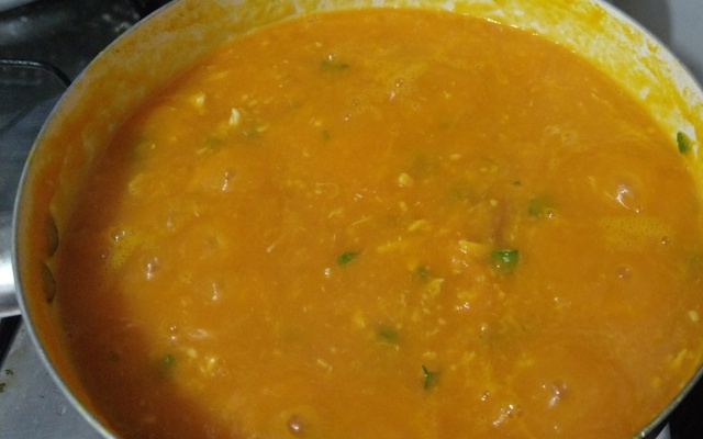 Sopa creme de abóbora