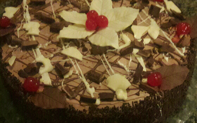 Torta de chocolate gelada