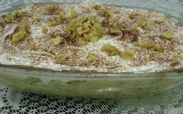 Pavê de nozes rapidinho