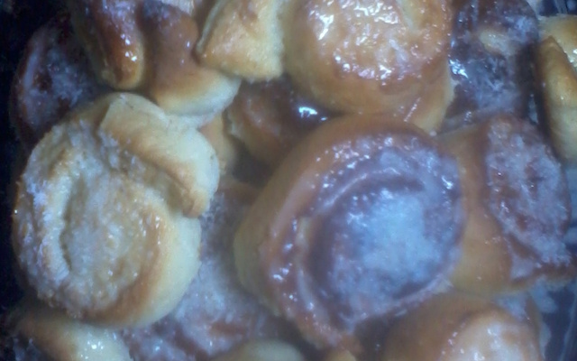 Rosquinha de coco molhada