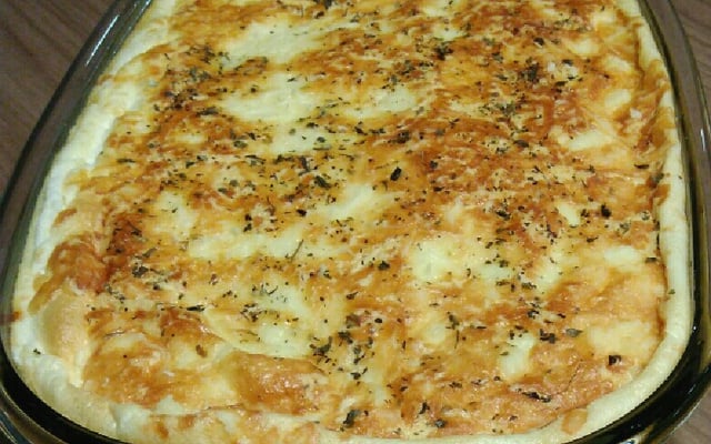 Escondidinho de bacalhau