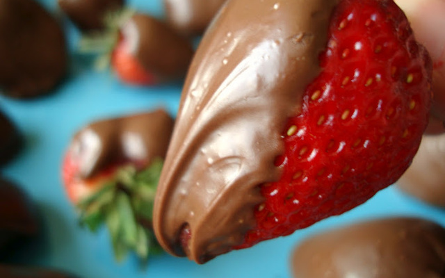 Morangos com Nutella