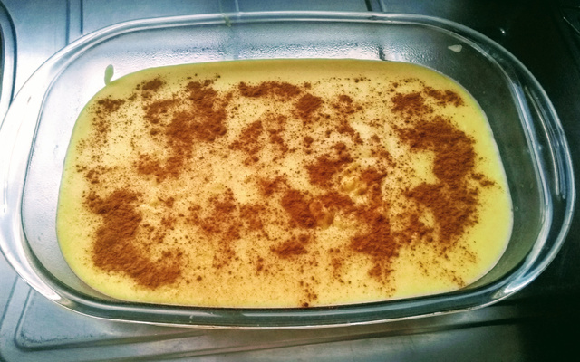 Curau rápido da Roberta