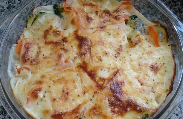 Legumes gratinados