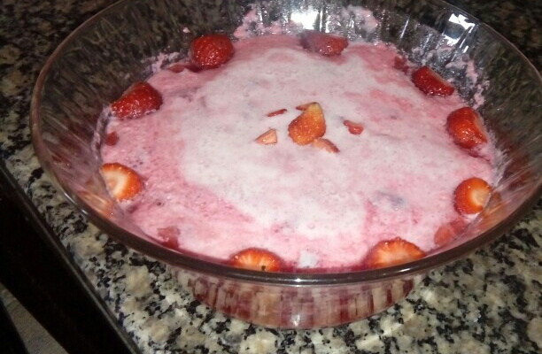 Doce simples de morango