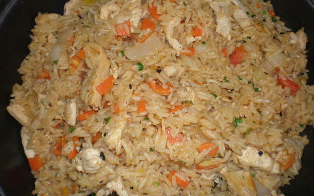 Chicken Fried Rice (Arroz Tailandês)