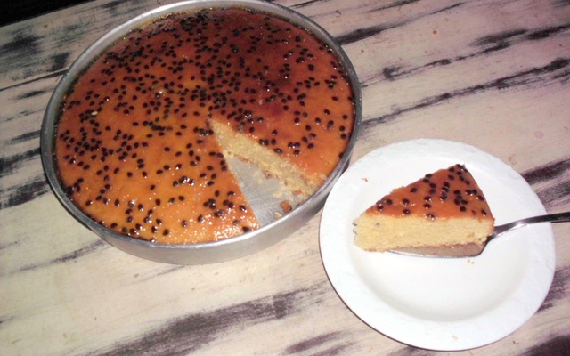 Bolo de maracujá de liquidificador da márcia