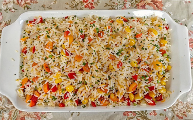 Arroz à grega inesquecivel