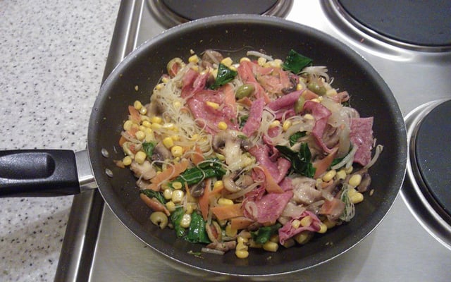 Macarrão rice noodles Chinês