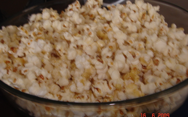 Pipoca com mel da Fabi