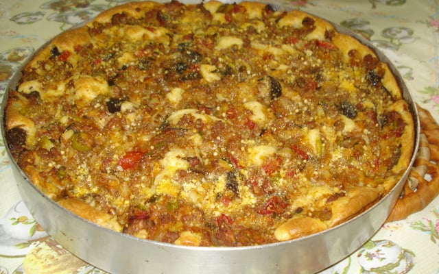 Bolo salgado de liquidificador