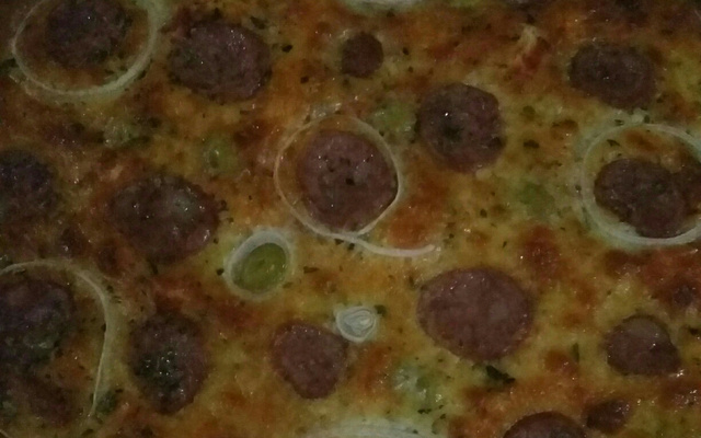 Pizza rápida de liquidificador