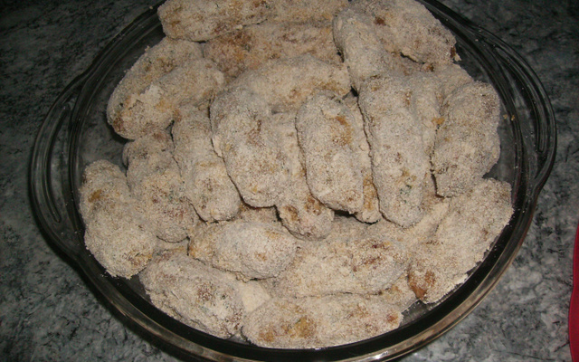 Bolinho de Mandioca com Carne do Queidinho