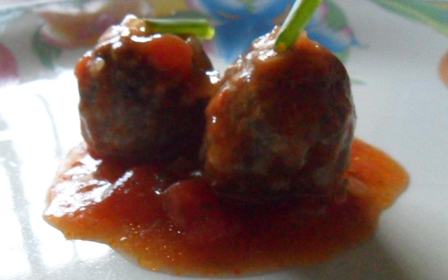 Almôndegas de microondas