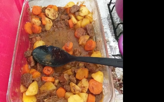 Peito de boi feito na panela de pressão