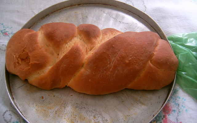 Pão caseiro de leite