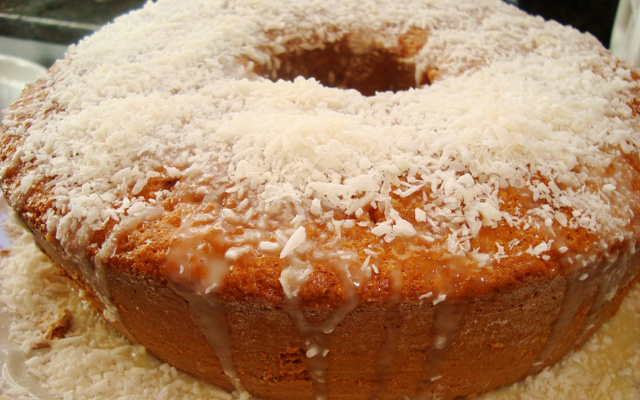 Bolo de coco prático