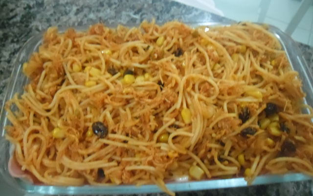 Macarrão de forno de Natal