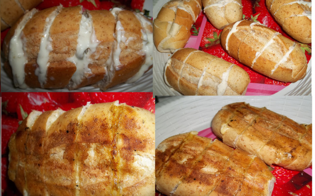 Pão de alho caseiro