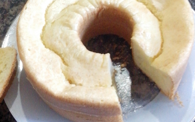 Bolo de goma com queijo delicioso