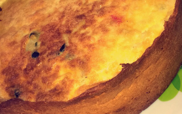 Quiche de frango com palmito