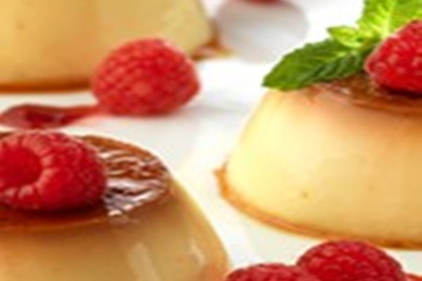 Flan explosão de coco