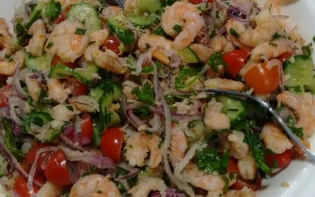 Ceviche de camarão