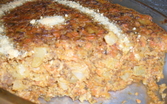 Frigideira de legumes e sobras da mama Inêz