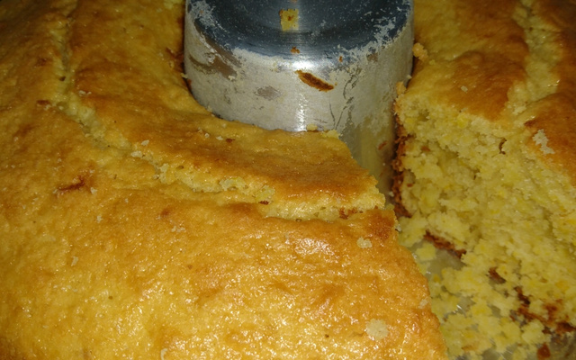 Bolo de milho com farinha de trigo