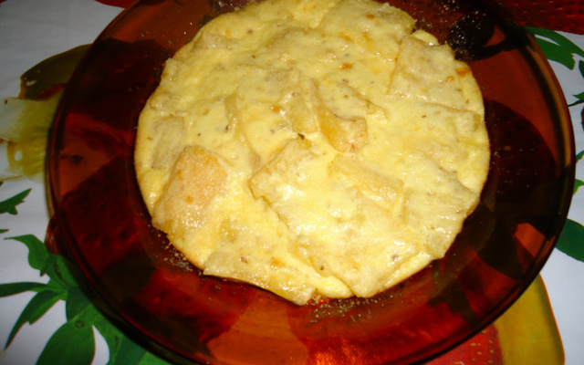 Mandioca gratinada