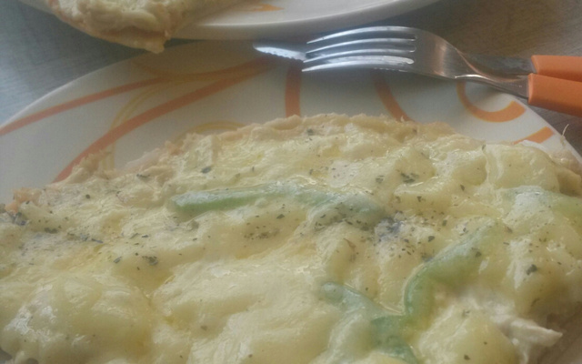 Massa para pizza com fermento químico