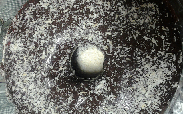 Cobertura de chocolate para bolos