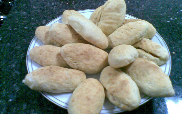 Enroladinho de presunto e queijo