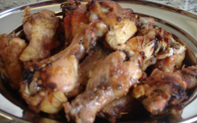 Coxinha da asa ao perfume de sementes de coentro