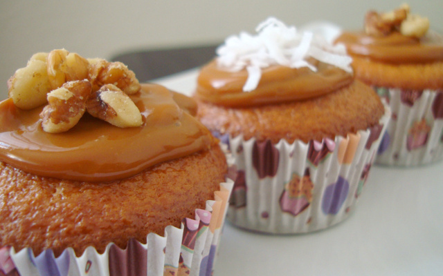 Cupcake de doce de leite