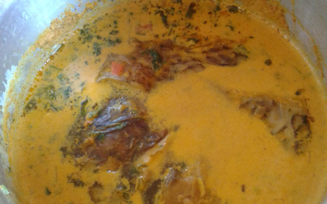 Minha tilápia ao creme