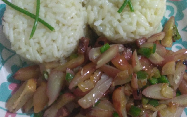 Farofa de Pinhão com Bacon