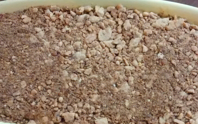 Torta de farofa doce