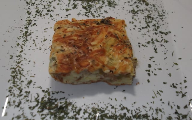 Torta de atum de liquidificador