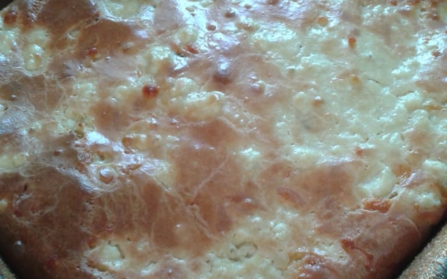 Torta de repolho com ricota temperada