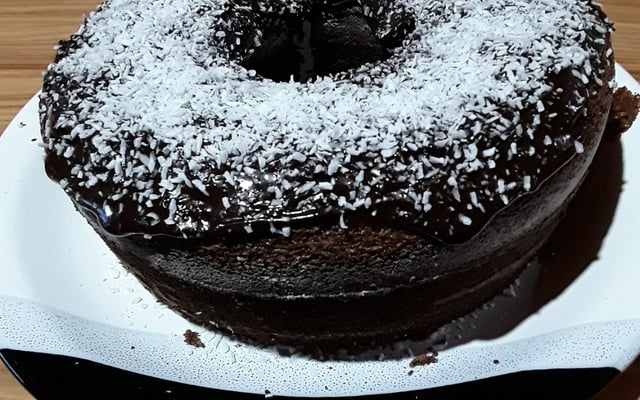 Bolo nuvem de chocolate