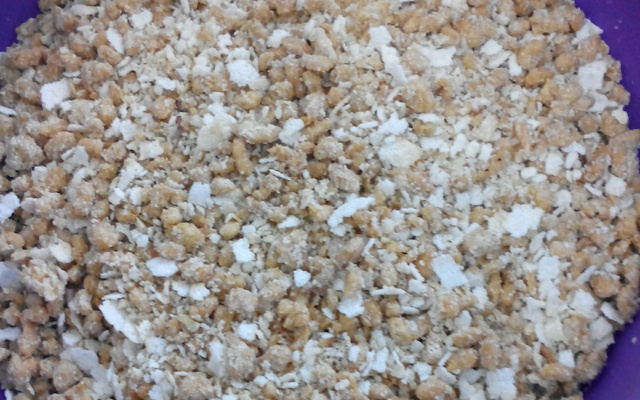 Farofa de soja da Valéria