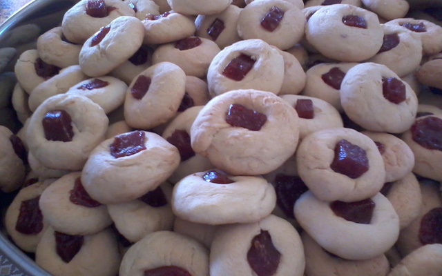 Bolacha Caseira de Nata com Goiabada